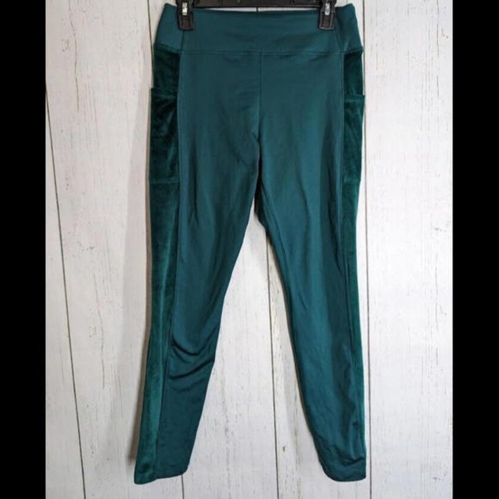 Victoria's Secret PINK Size Large Varsity High Waist FULL LENGTH Legging Emerald